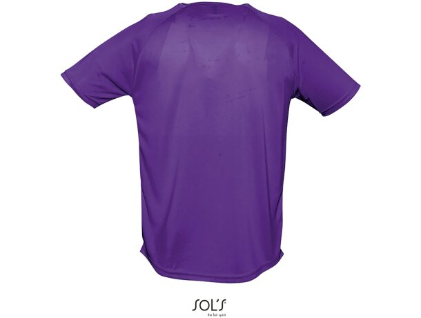 Camiseta unisex mangas raglan sporty de 135 gr