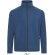 chaqueta polar con cremallera sols personalizada azul