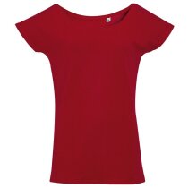 Camiseta diseño largo de mujer en colores sols