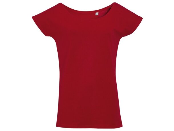 Camiseta diseño largo de mujer en colores sols merchandising