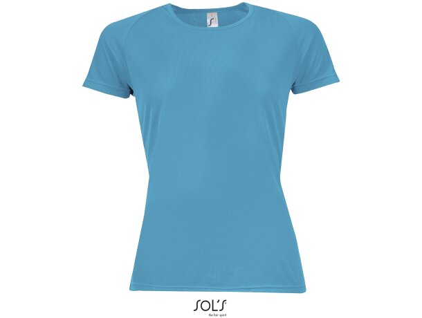 Camiseta manga corta sporty women color sols