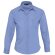 Camisa mujer popelín manga larga Executive color azul medio