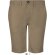 Pantalón laboral corto corte recto de algodón