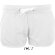 Pantalón corto de mujer Juicy de Sols Sols personalizado blanco