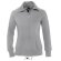 chaqueta sudadera de mujer con cremallera entera sols personalizada gris
