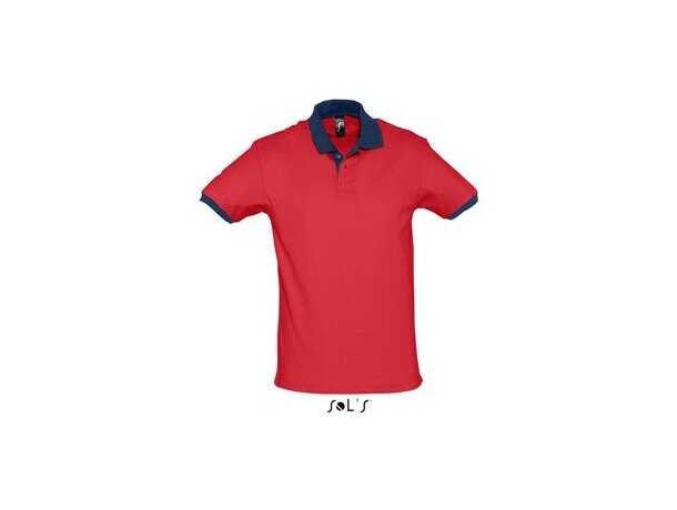 Polo combinado manga corta Prince de Sols 200 gr Sols Polo combinado manga corta Prince de Sols 200 gr Sols