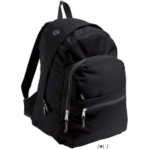 Mochila con tres bolsillos frontales Sols negra Mochila con tres bolsillos frontales Sols negra