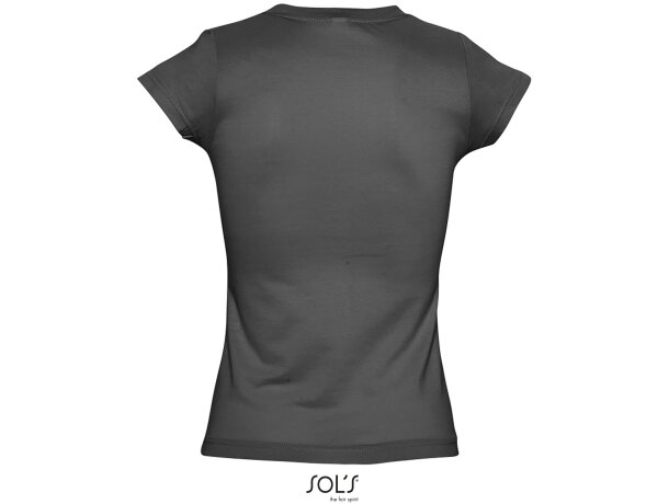 Camiseta de mujer cuello de pico colores sols economica