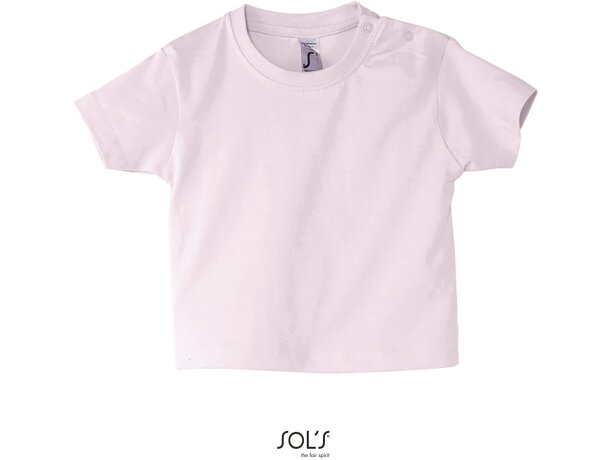 Camiseta de bebe 160 gr en color sols