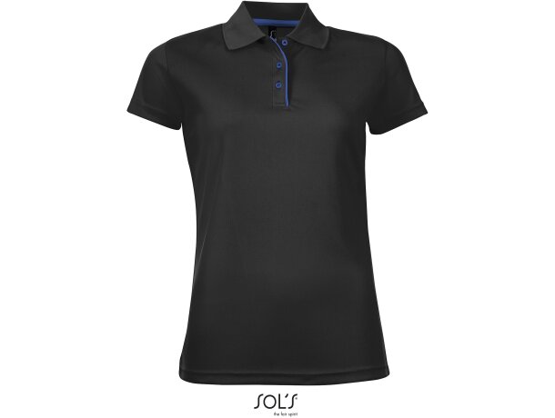 Polo manga corta performer women color sols