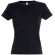 Camiseta de mujer manga corta Sols negro profundo