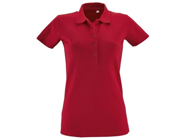 Polo manga corta phoenix women color sols