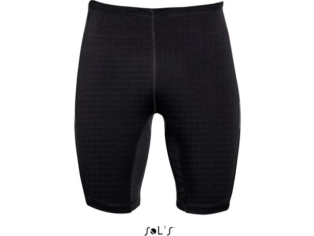 Pantalón corto deportivo unisex con cordón Sols personalizado negro Pantalón corto deportivo unisex con cordón Sols personalizado negro