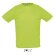 camiseta unisex mangas raglan sporty de sols 135 gr sols personalizada verde