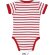 Body Miles Baby Color Sols personalizado blanco y rojo