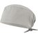 Gorro sanitario Enlil de sarga transpirable con ajuste elástico Gris claro