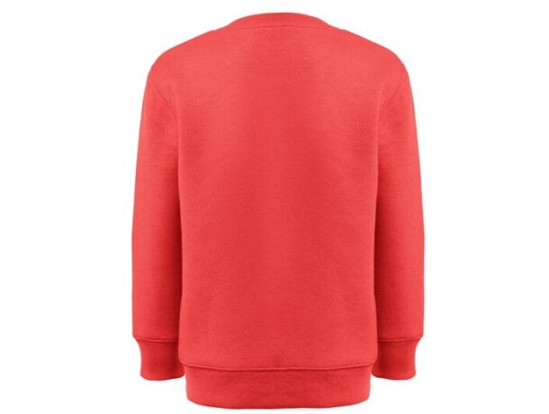 Sudadera niño Delta Kids algodón reciclado 300 g/m² Rojo detalle 13