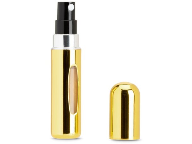 Atomizador de perfume linden de aluminio con ventana transparente Dorado detalle 3