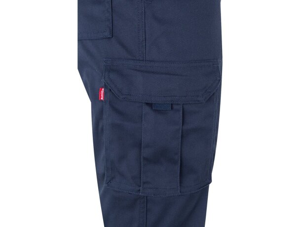 Pantalón multibolsillos vl dionysus bicolor reflectante Azul marino detalle 5