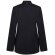 Chaqueta cocina mujer Thoth algodón y poliéster reciclado Negro detalle 5