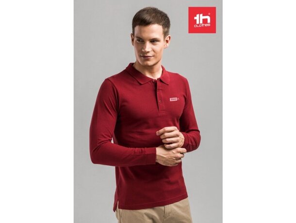 Polo Thc Bern de manga larga para hombre