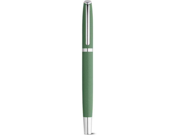 Set Re-lando roller y bolígrafo en aluminio reciclado 100% rAL Verde detalle 18