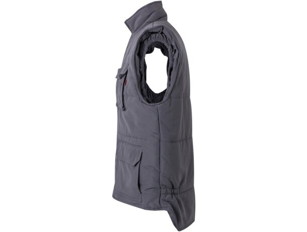 Chaleco acolchado multibolsillos Vl Mefitis poliéster 220 g/m² Gris detalle 18