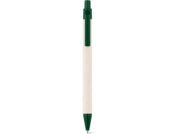 Bolígrafo Milink de papel 100% reciclado con tinta líquida azul Verde oscuro detalle 4