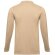 Polo Bern de manga larga en algodón 210 g/m² para hombre Marrón claro detalle 23