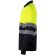 Polo bicolor alta visibilidad VL Vulcan manga larga Negro/Amarillo detalle 52