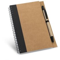 Bloc para notas en papel craft personalizada verde Bloc para notas en papel craft personalizada verde