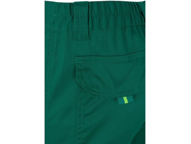Pantalón elástico multibolsillos bicolor VL Zeus Verde/Amarillo detalle 14