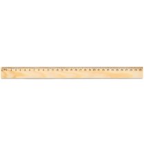 Regla de madera de pino Wesley 30