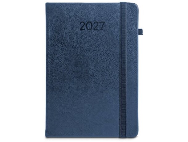 Agenda Waters A5 en PU al agua con páginas FSC Azul detalle 8