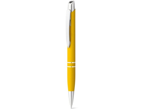 Bolígrafo de aluminio MARIETA SOFT. Amarillo detalle 7