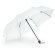 Paraguas plegable básico blanco con logo