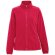 Chaqueta polar Gama Women con cremallera y bolsillos Rojo detalle 8