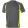 Camiseta técnica ojo de pájaro bicolor VL Slayer Gris/Amarillo