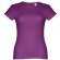 Camisetas manga corta corte entallado de algodón 150 g/m2 Thc Sofia Morado