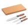 Juego de 3 cuchillos de cocina baharat en acero inoxidable detalle 1
