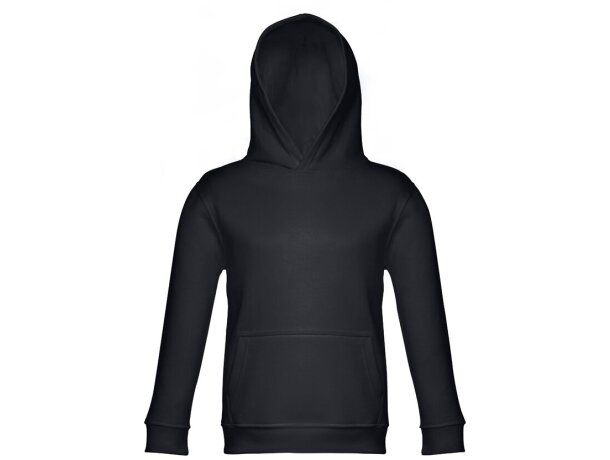Sudadera Phoenix Kids con capucha para niños, algodón y poliéster Negro detalle 26