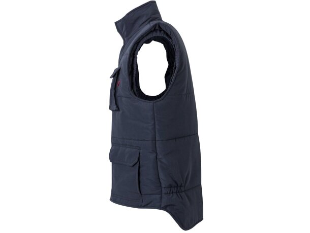Chaleco acolchado multibolsillos Vl Mefitis poliéster 220 g/m² Azul marino detalle 13