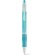 boligrafo de plastico ergonomico personalizado azul claro