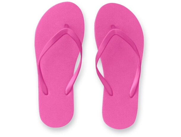 Zapatillas Maupiti S/M con suela de PE y tira ajustable de PVC Rosa detalle 12