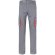 Pantalón elástico bicolor fides con seis bolsillos funcionales Gris/Rojo