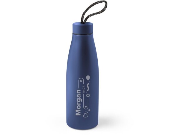 Botella Morgan de acero inoxidable reciclado 710ml Azul marino detalle 3