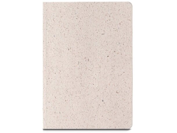 Libreta ecológica personalizada Bloc Organic Semi-rigid de notas A5 Natural claro detalle 8