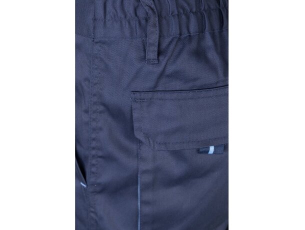 Pantalón elástico bicolor fides con seis bolsillos funcionales Azul marino/Azul claro detalle 13