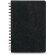 Cuaderno a5 Mishima con tapa semidura de fieltro reciclado rpet Gris oscuro detalle 3