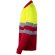 Polo bicolor alta visibilidad VL Vulcan manga larga Rojo/Amarillo detalle 40